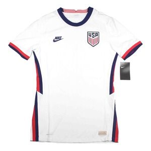 Nike 2020 USMNT Home Vapor Match Authentic Soccer Jersey CD8009-100 Mens Size Sm